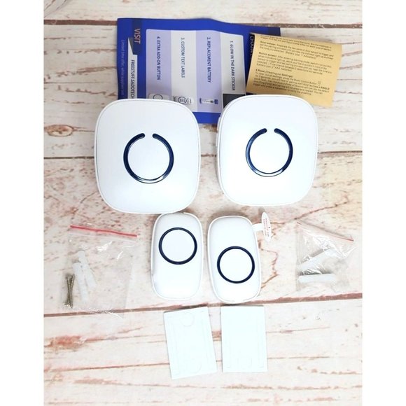 SadoTech.com Wireless Doorbell - Expandable, 2 Transmitter, 2 Plug-In Receiver - Picture 3 of 13